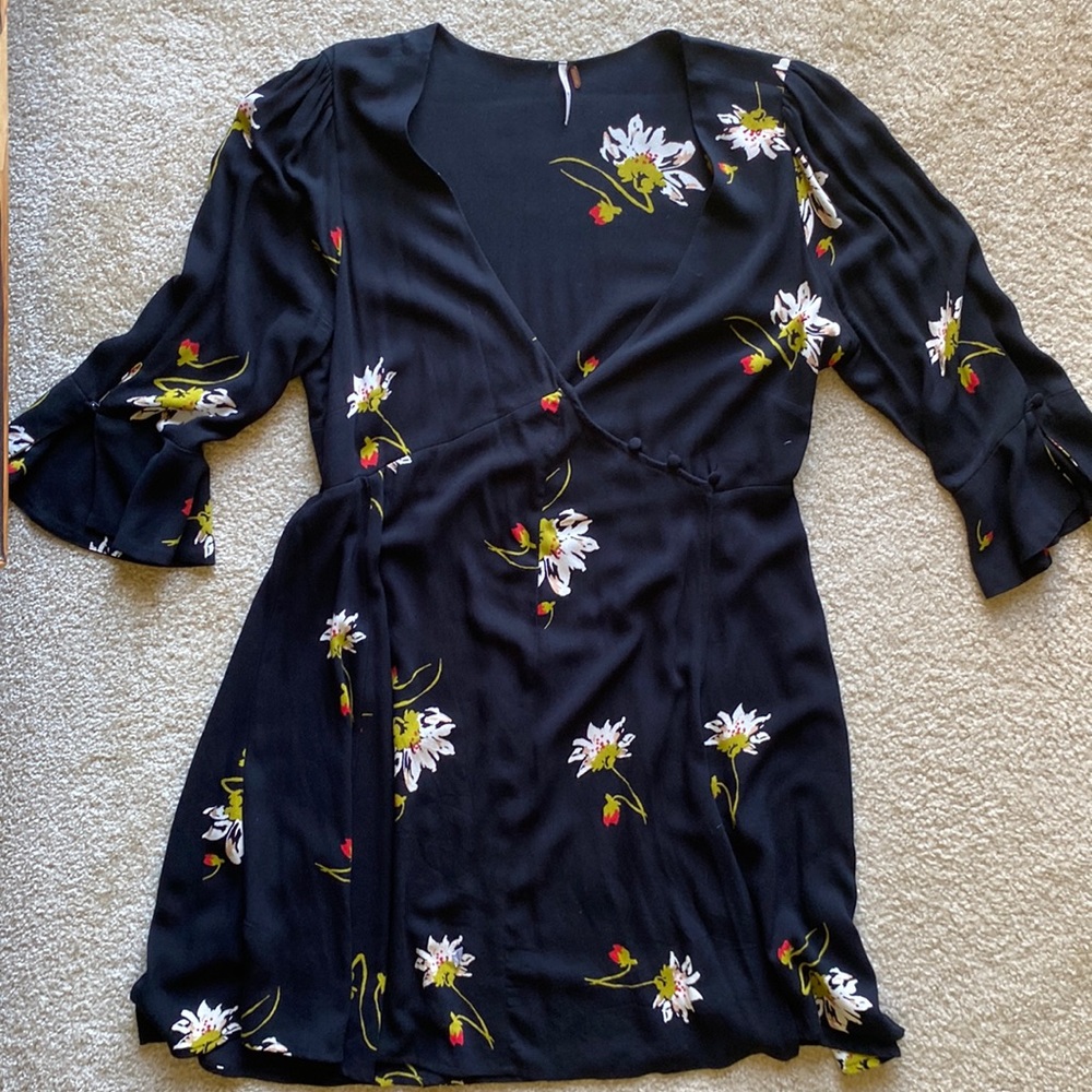 Free People Wrap Front Dress